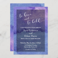 Aquarelle violette Mandala à avoir et tenir