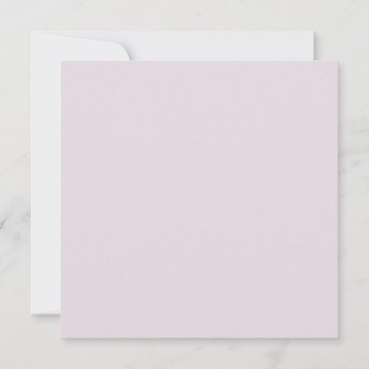 Invitation Aquarelle violette moderne Mariage Floral (Dos)