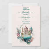 Invitation Aquarelle Whimsical Italien Destination Bridal I (Devant)