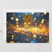 Invitation Aquarelle Whimsical Winter All-in-One Mariage (Dos)