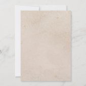 Invitation Aquarelle White Sea Shell Beach Sand Mariage (Dos)