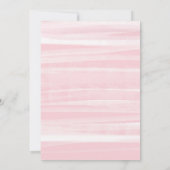 Invitation Aquarelle Wild Un Fleur sauvage 1er anniversaire (Dos)