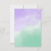 Invitation Aquarelles de chasse à oeuf de pâques (Dos)