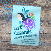 Invitation Aquarium sous-marin Anniversaire