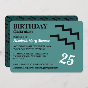 Invitation Aquarius, Le Narguilé, Anniversaire Du Zodiac