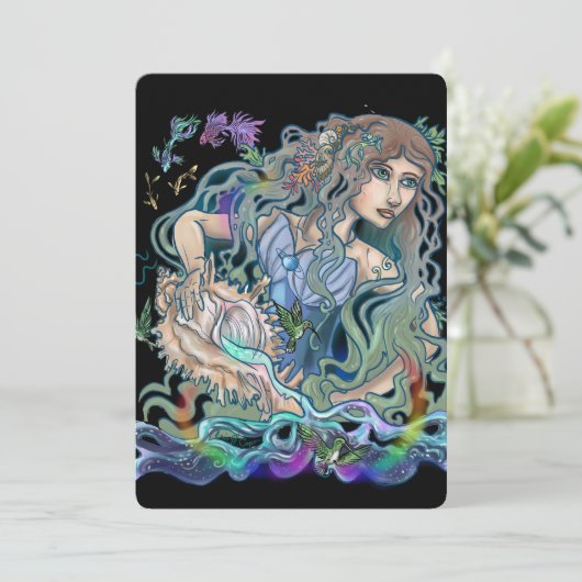 Invitation Aquarius Zodiac (Debout devant)