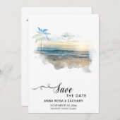 Invitation *~* AR7 Photo MARIAGE ENREGISTRER LA DATE Site Web (Devant / Derrière)