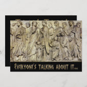 Invitation Ara Pacis Frieze (Devant / Derrière)