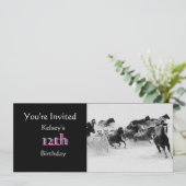 Invitation Arabe de partie de cheval (Debout devant)