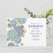 Invitation Arabe Ornemental (Debout devant)