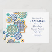 Invitation Arabe Ornemental (Devant / Derrière)