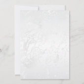 Invitation Arabesque Turquoise et Pearl-White Mariage islamiq (Dos)