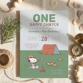 Invitation Arachides - Snoopy | Un Joyeux Anniversaire Camper