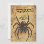 Invitation 🕷️ Araignée à picotements épineux HALLOWEEN Bash (Devant)