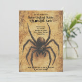 Invitation 🕷️ Araignée à picotements épineux HALLOWEEN Bash (Debout devant)