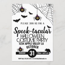 araignée éffrayant halloween parti spook-taculaire