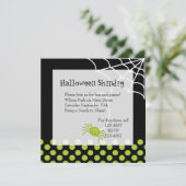 Invitation Araignée verte Lil' (Debout devant)