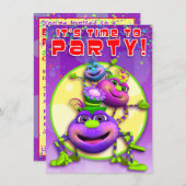 Invitation Araignées de Bitsy d'Invitation-Itsy (Devant / Derrière)