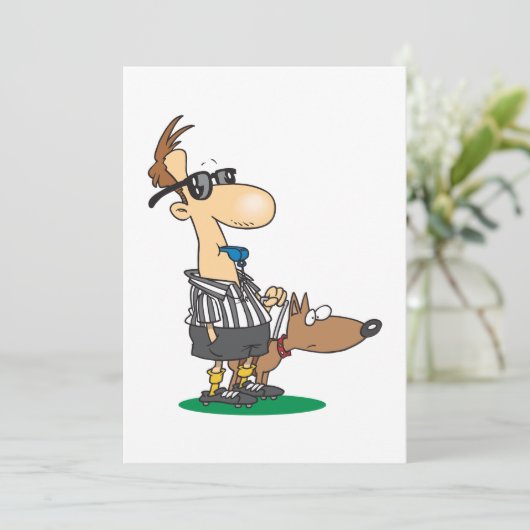 Invitation Arbitre aveugle (Debout devant)