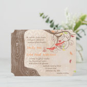 Invitation Arborescence des couleurs d'automne sur l'Invitati (Debout devant)