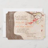 Invitation Arborescence des couleurs d'automne sur l'Invitati (Devant)