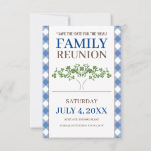 Invitation Arborescence Reunion Familiale Enregistrer La Date
