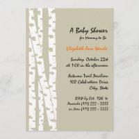Arbre à bouleau blanc/ Baby shower