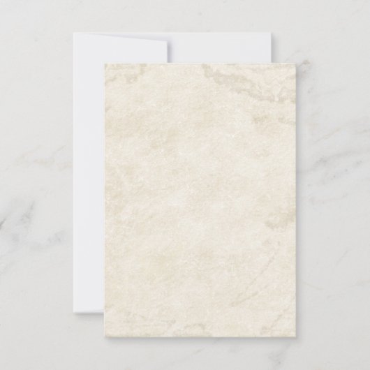 Invitation Arbre à branches Racines Parchemin antique Numéro  (Devant)