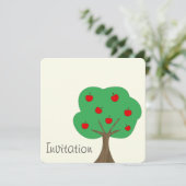 Invitation Arbre à pomme (Debout devant)