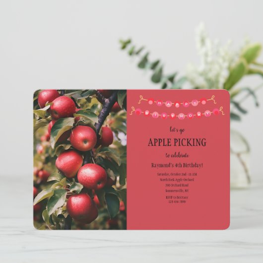 Invitation Arbre Apple (Debout devant)