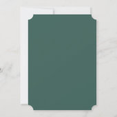 Invitation Arbre aquarelle menthe tranquille (Dos)