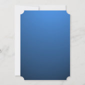 Invitation Arbre Bar Mitzvah Sapphire Silhouette (Dos)