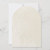 Invitation Arbre Brown Swirl Damas désorganisées (Dos)