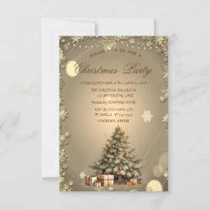 Invitation Arbre,Cadeaux Cônes de pin Étoiles Noël