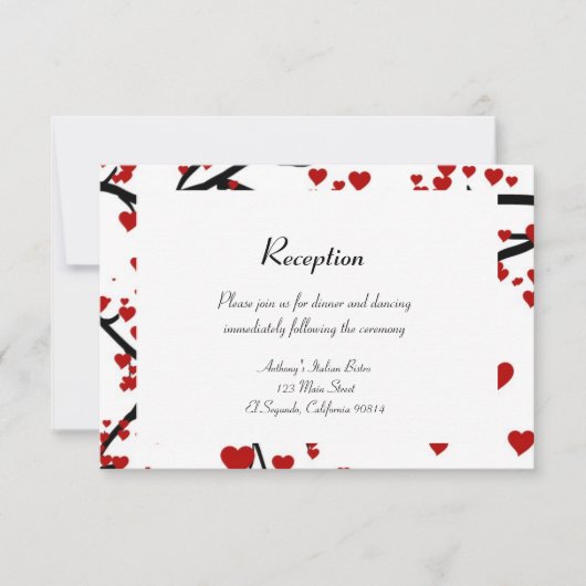 Invitation Arbre cardiaque (Devant)