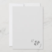 Invitation Arbre Chic Moderne | Invite de mariage (Dos)