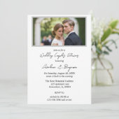 Invitation Arbre Coeur Gradient Photo Mariage Couples Douche (Debout devant)