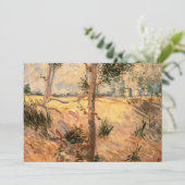 Invitation Arbre dans un champ ensoleillé par Vincent van Gog (Debout devant)