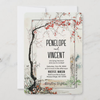 Invitation Arbre d'art Cherry Blossom