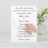 Invitation Arbre d'automne Mariage (Debout devant)