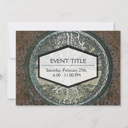 Invitation Arbre de la vie (Dos)