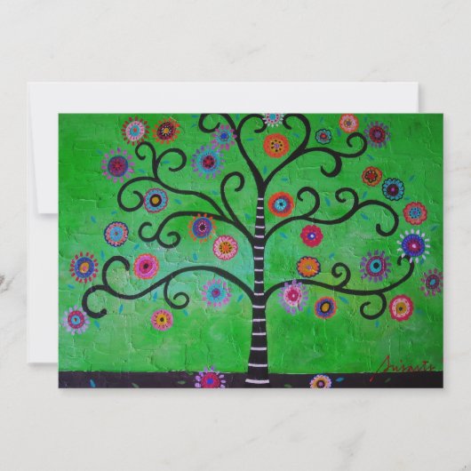 INVITATION ARBRE DE LA VIE BAR/BAT MITZVAH (Devant)