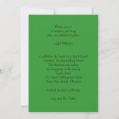 INVITATION ARBRE DE LA VIE BAR/BAT MITZVAH (Dos)