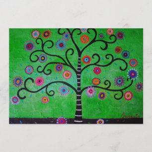 INVITATION ARBRE DE LA VIE BAR/BAT MITZVAH