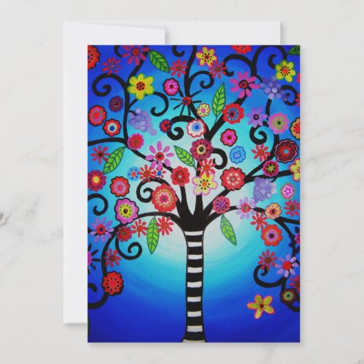 INVITATION ARBRE DE LA VIE BAR/BAT MITZVAH (Devant)