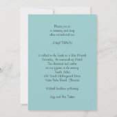 INVITATION ARBRE DE LA VIE BAR/BAT MITZVAH (Dos)