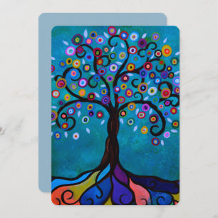 INVITATION ARBRE DE LA VIE BAR/BAT MITZVAH