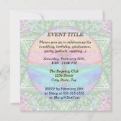 Invitation Arbre de la vie en arc-en-ciel (Devant)