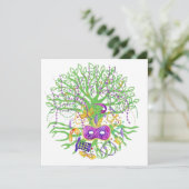 Invitation Arbre de Mardi gras (Debout devant)