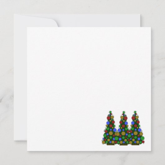 Invitation Arbre de Noël (Dos)